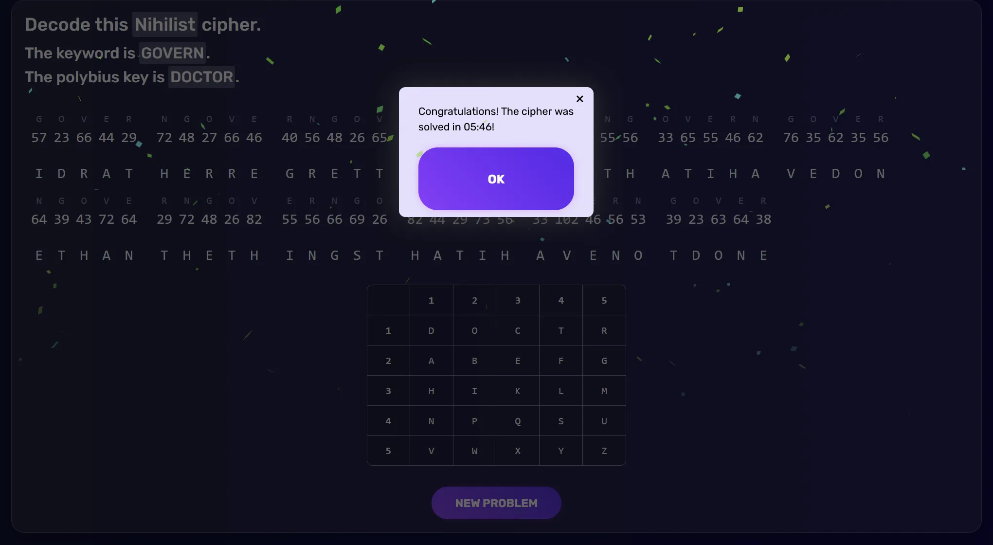 Cipher Solved